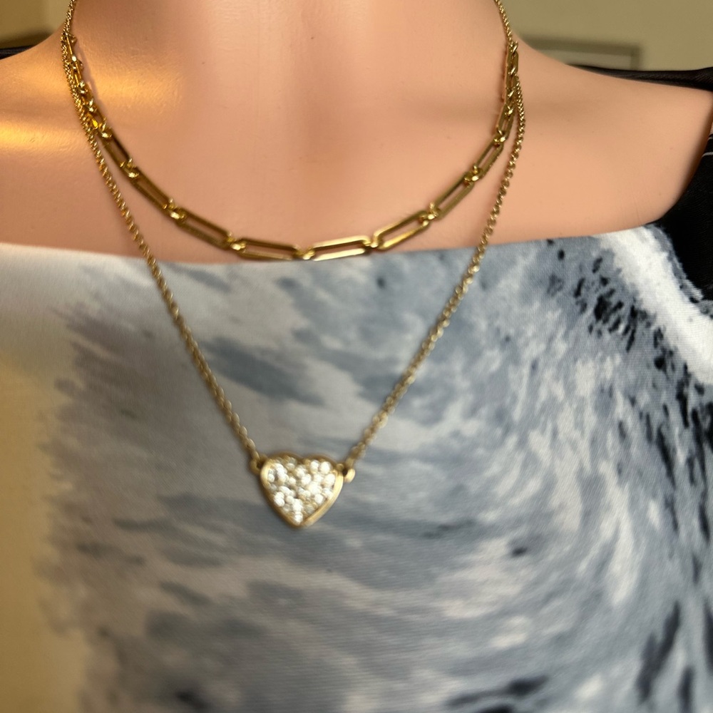Anne Klein Black Bateau Necklace